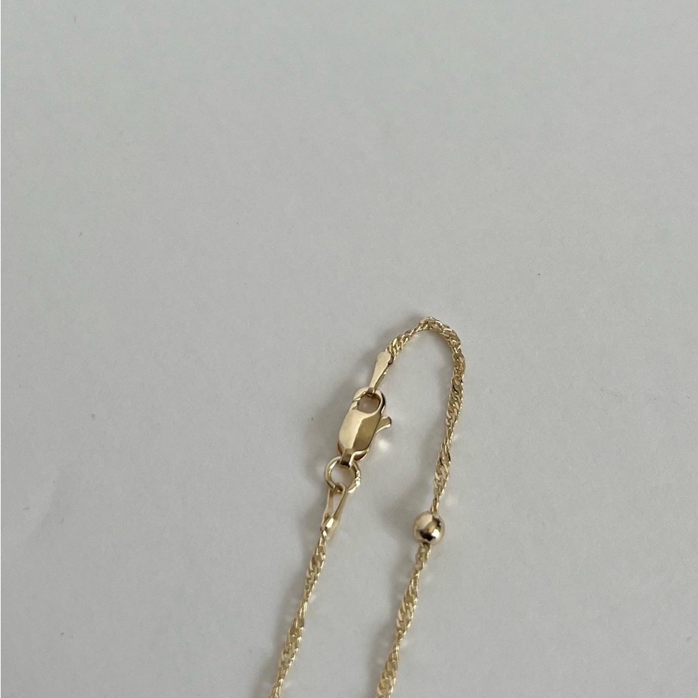 14k goldfilled bead necklace - Picture 3 of 5